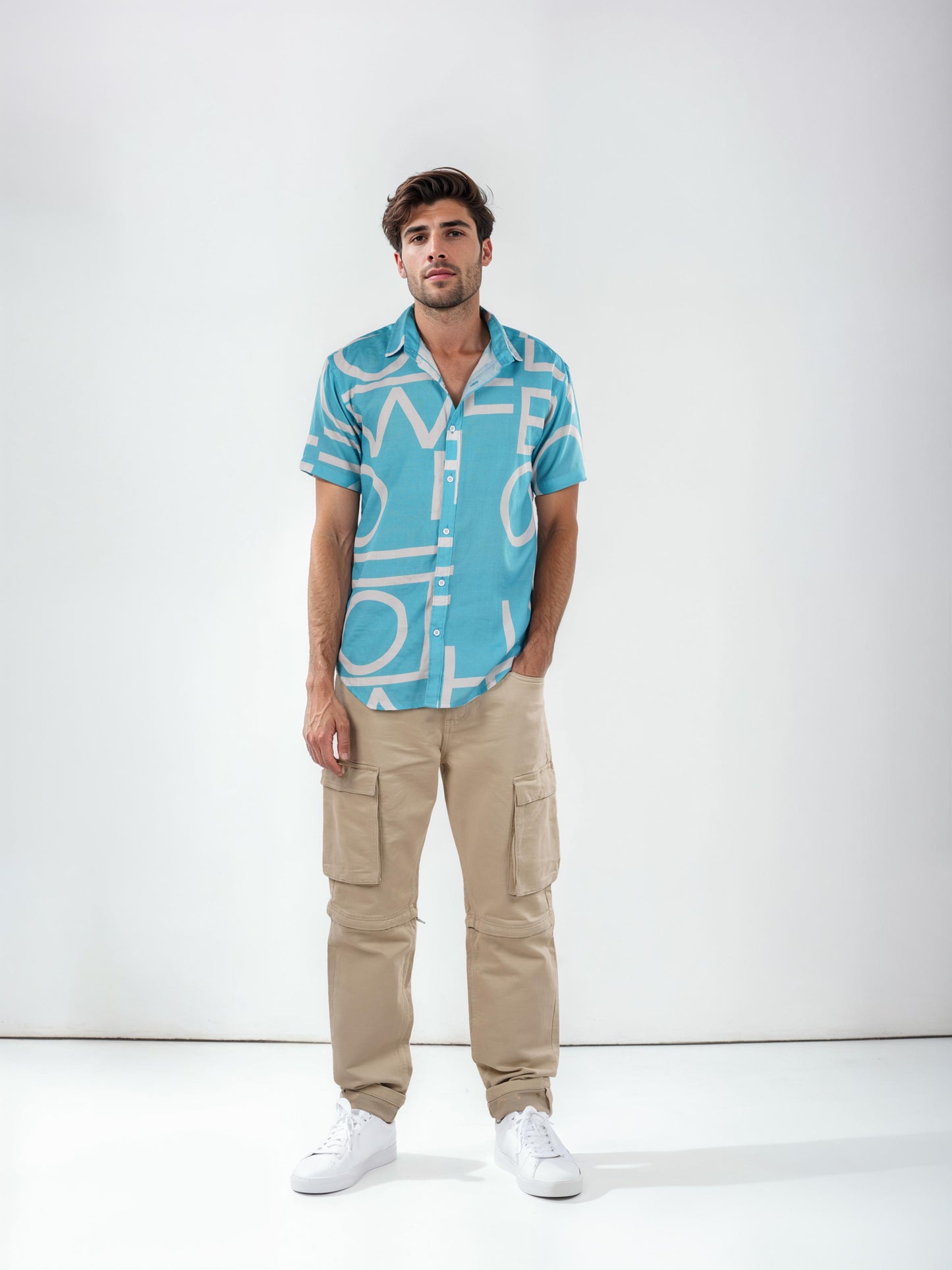 Celio* Cotton Slim Fit Beige Jean