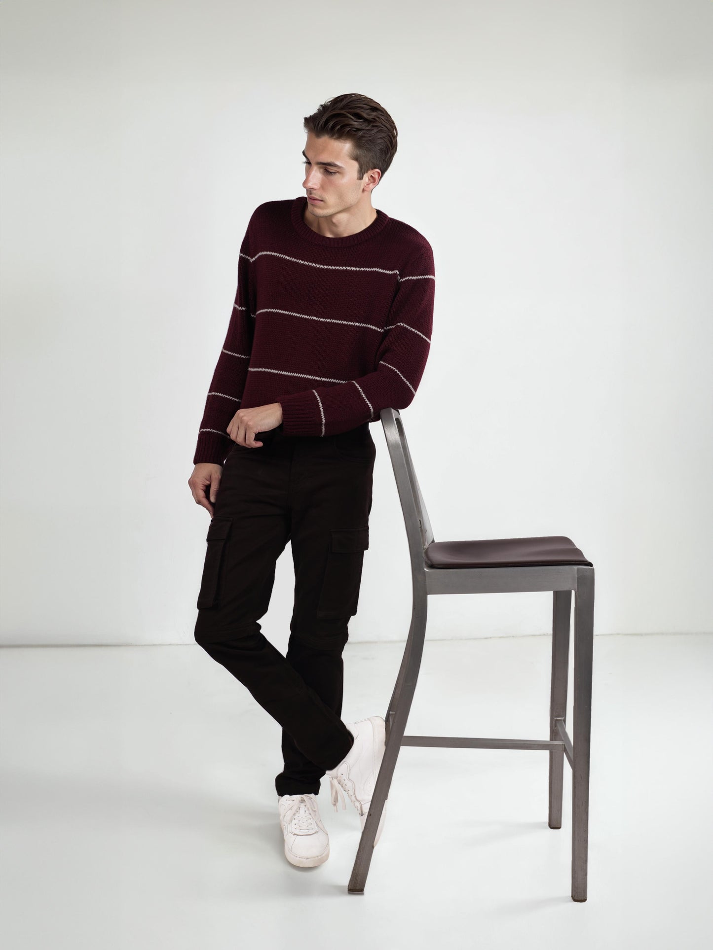 Celio* Cotton Slim Fit Brown Jean