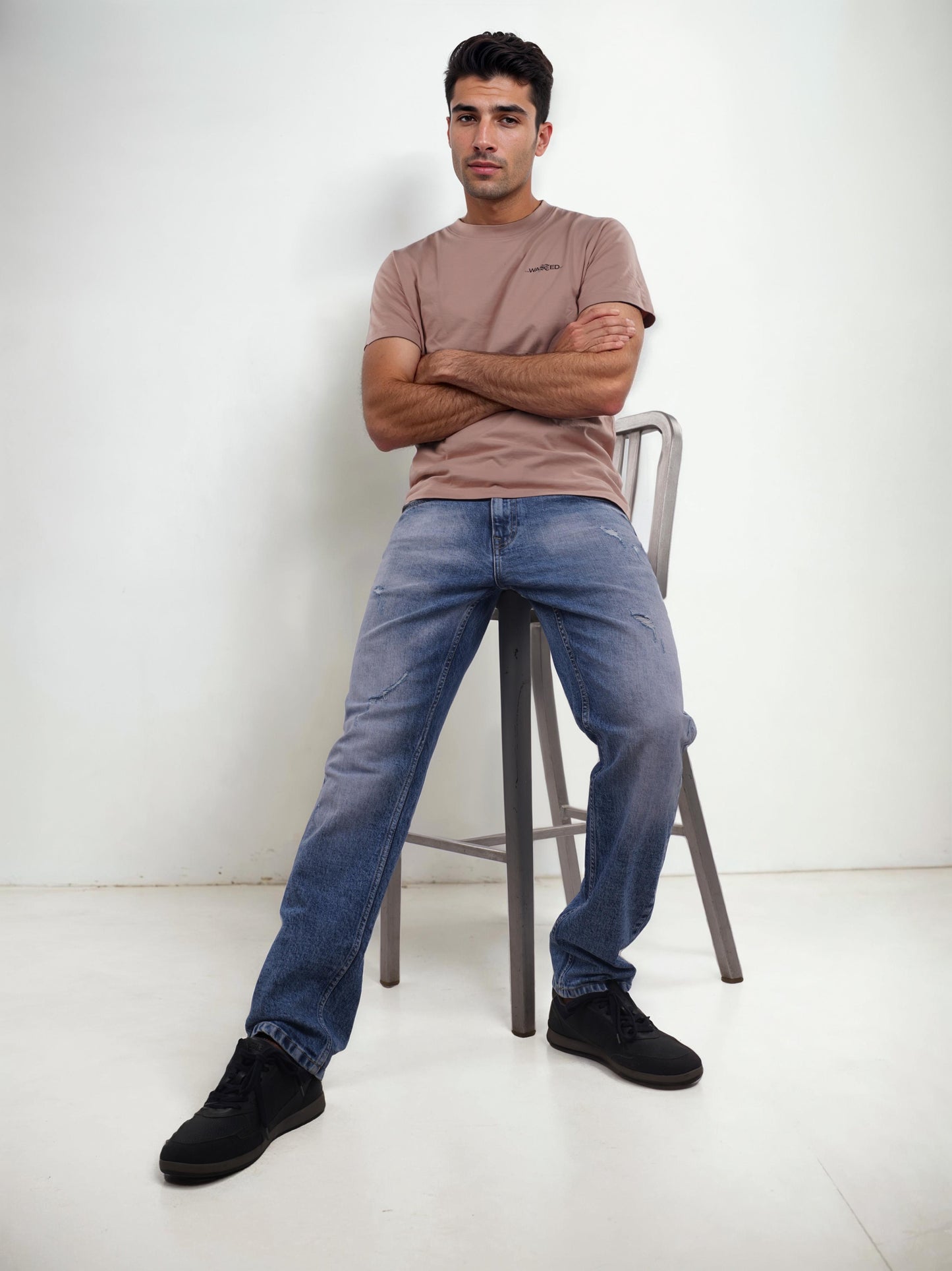 Celio* Cotton Straight Fit Blue Jean