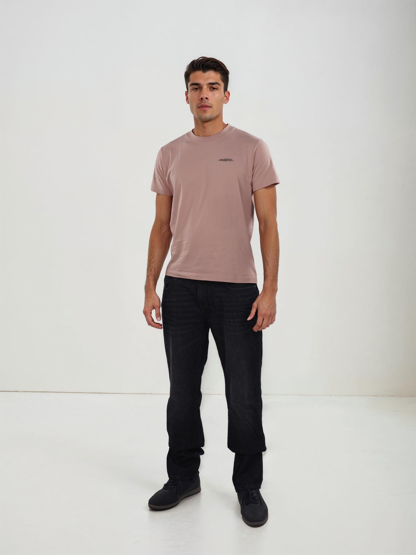 Celio* Cotton Straight Fit Black Jean