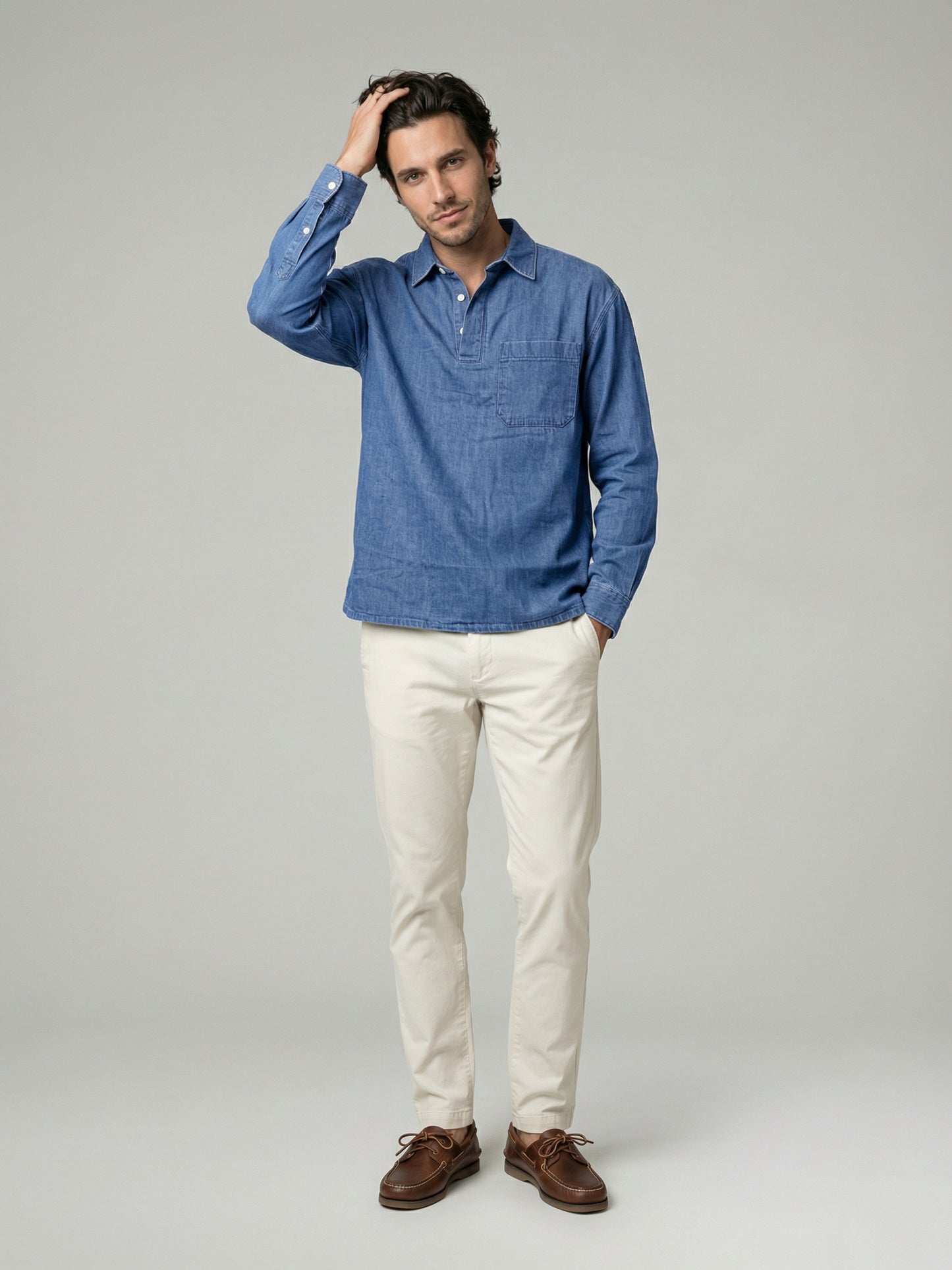 Celio Mens Blue Twill Regular Fit Cotton Shirts