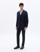 Slim Fit Cotton Blend Shirt - Light Blue