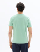 Slim Fit Stretch Cotton T-Shirt - Green