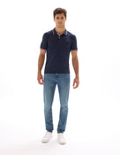 Regular Fit 100% Cotton T-Shirt - Navy Blue