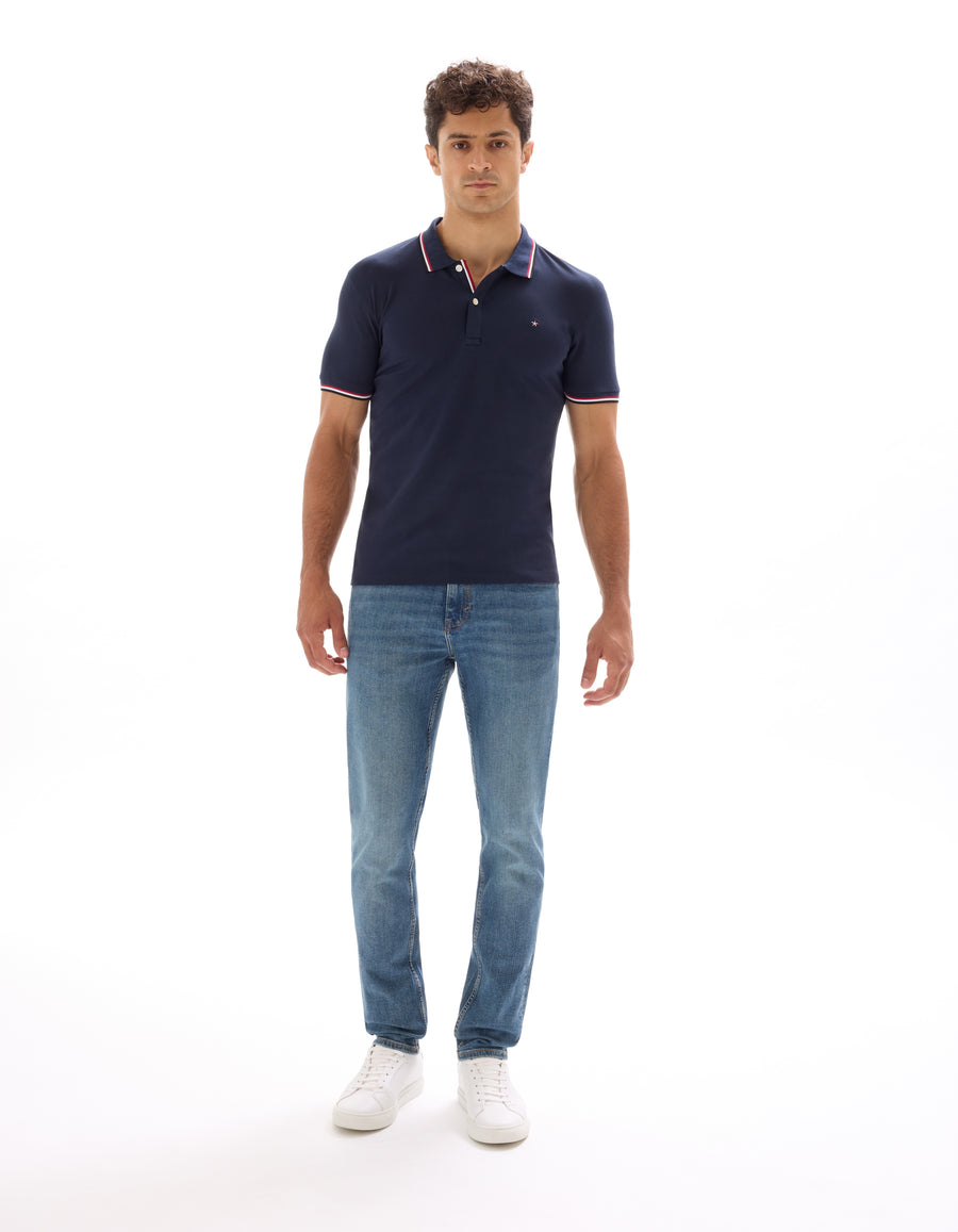 Regular Fit 100% Cotton T-Shirt - Navy Blue