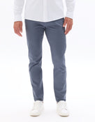 Slim Fit 100% Cotton Solid Formal Trouser - Grey