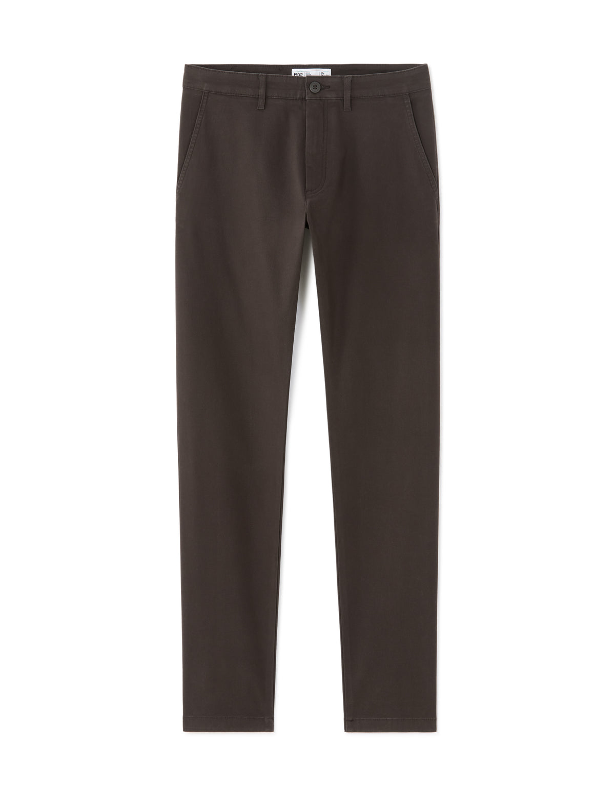 Slim Fit 100% Cotton Solid Formal Trouser - Brown