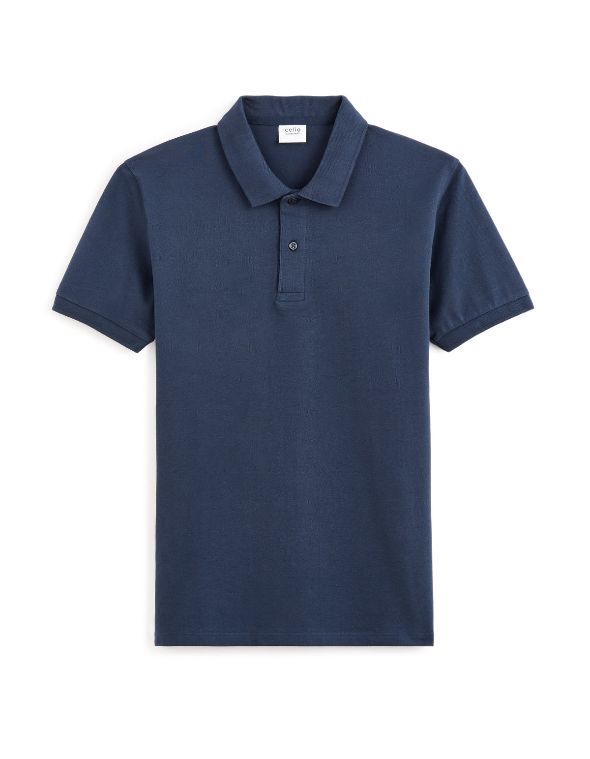 Slim Fit 100% Cotton T-Shirt - Navy Blue