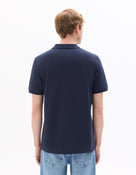 Regular Fit 100% Cotton Polo Collar T-Shirt - Navy Blue