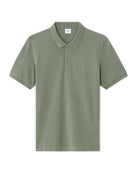 Slim Fit 100% Cotton Polo Collar T-Shirt - Green