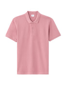 Slim Fit 100% Cotton Polo Collar T-Shirt - Pink