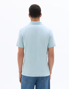 Regular Fit 100% Cotton Polo T-Shirt - Blue