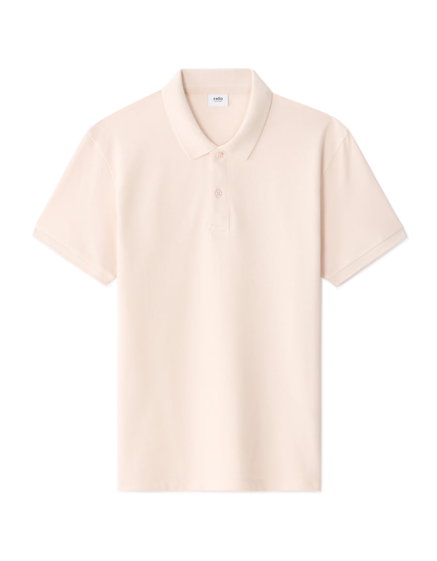 Regular Fit 100% Cotton Polo T-Shirt - Pink
