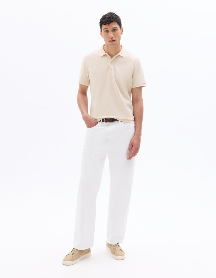 Regular Fit 100% Cotton Polo T-Shirt - Pink