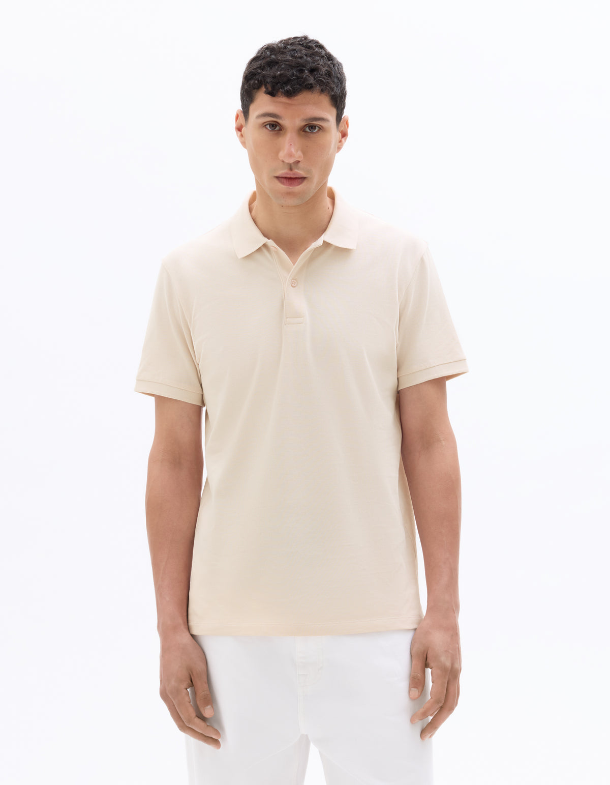 Regular Fit 100% Cotton Polo T-Shirt - Pink
