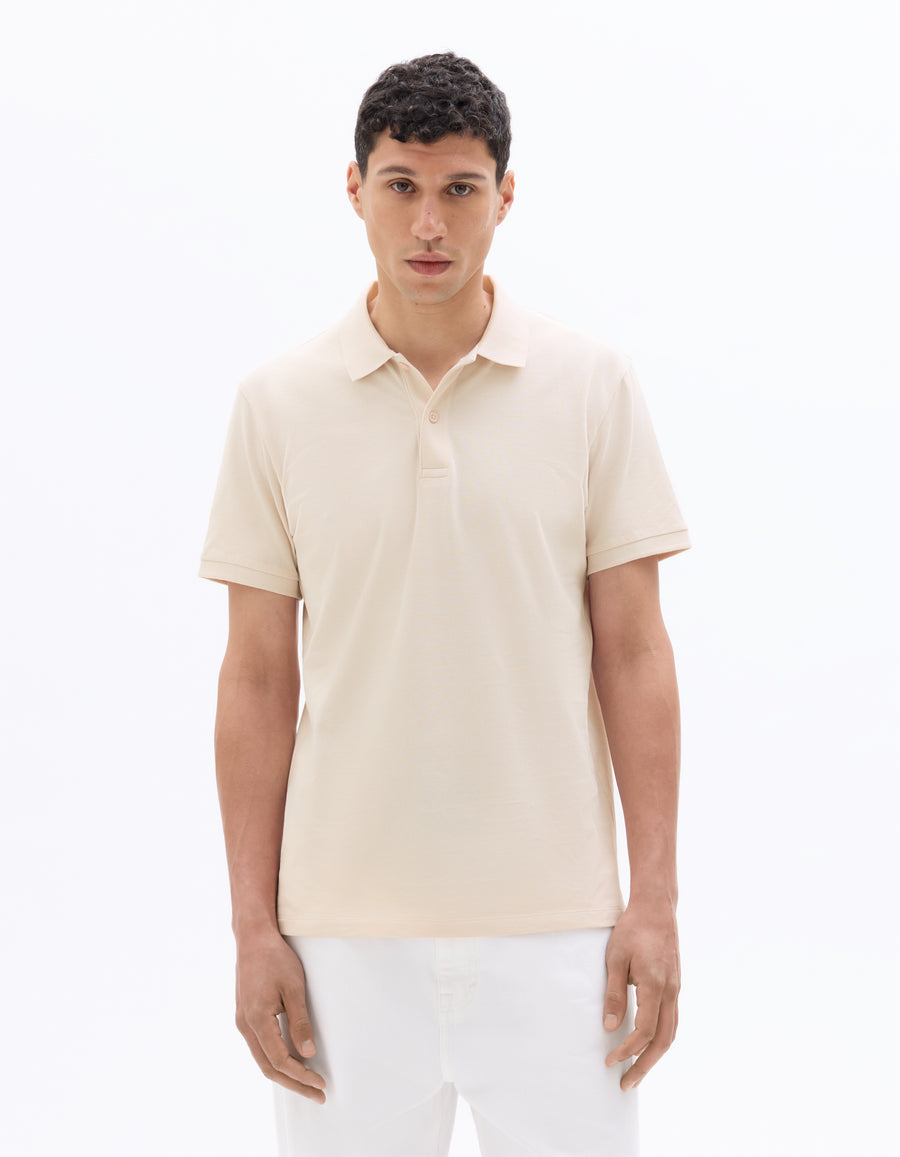 Regular Fit 100% Cotton Polo T-Shirt - Pink