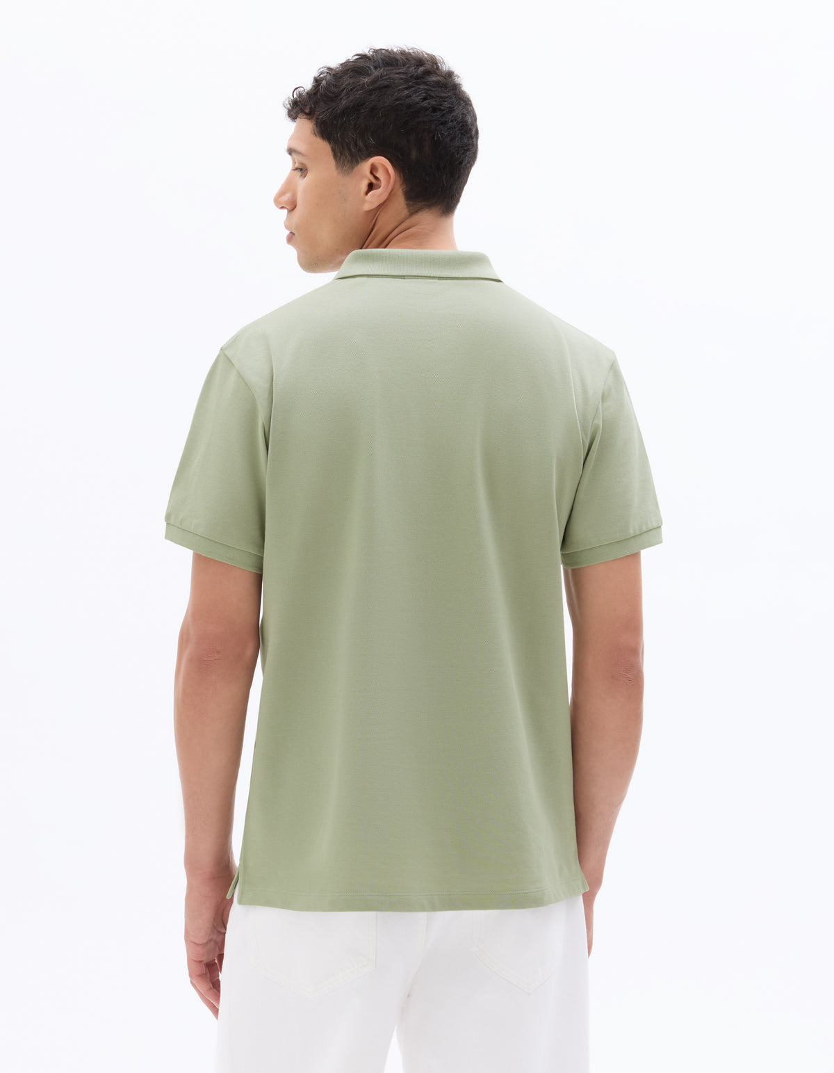 Regular Fit 100% Cotton Polo T-Shirt - Green