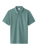 Slim Fit 100% Cotton Polo Collar T-Shirt - Green