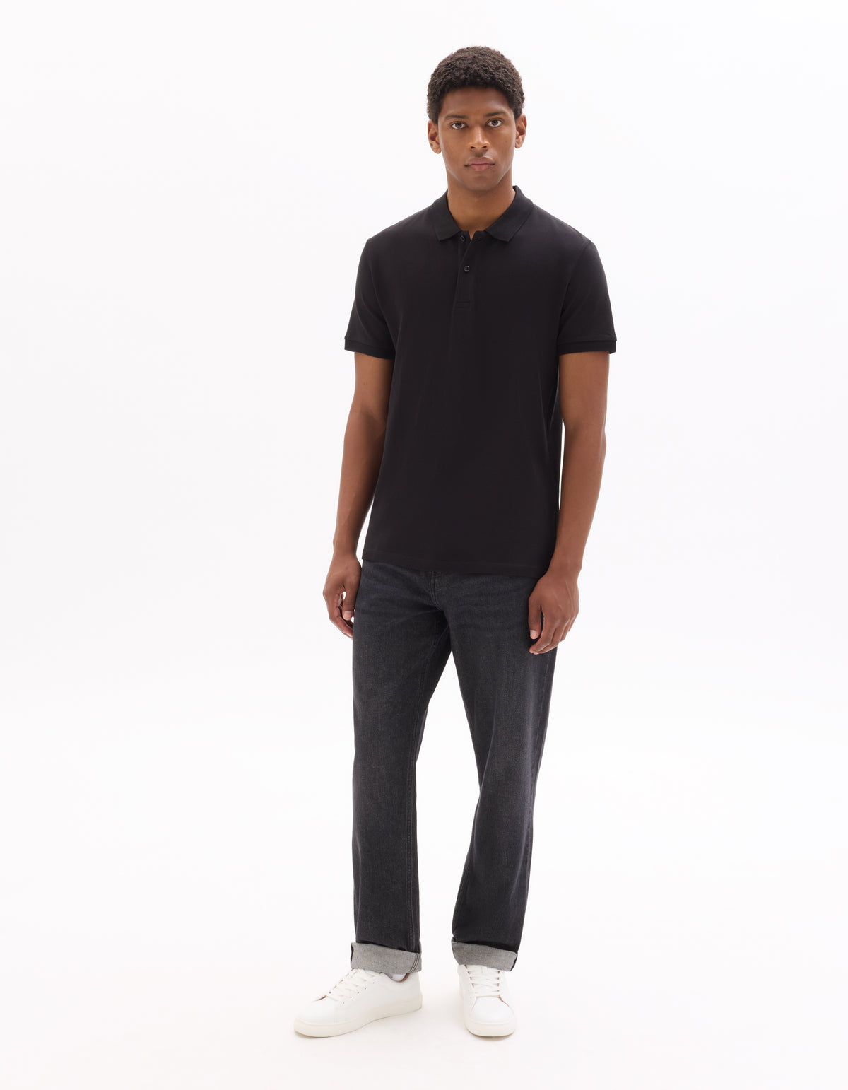 Regular Fit 100% Cotton T-Shirt - Black