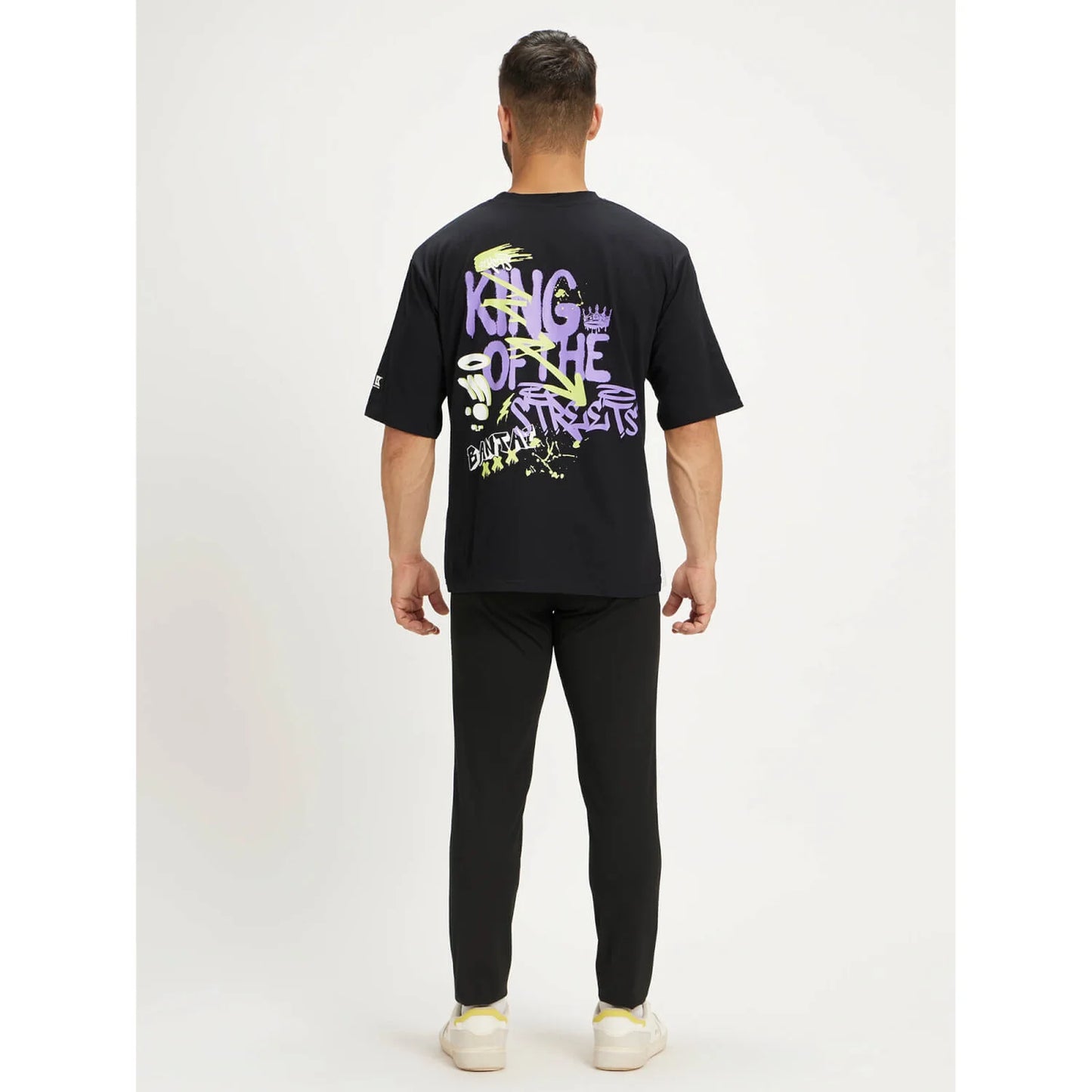 Celio* Printed Regular Fit Cotton White T-Shirt