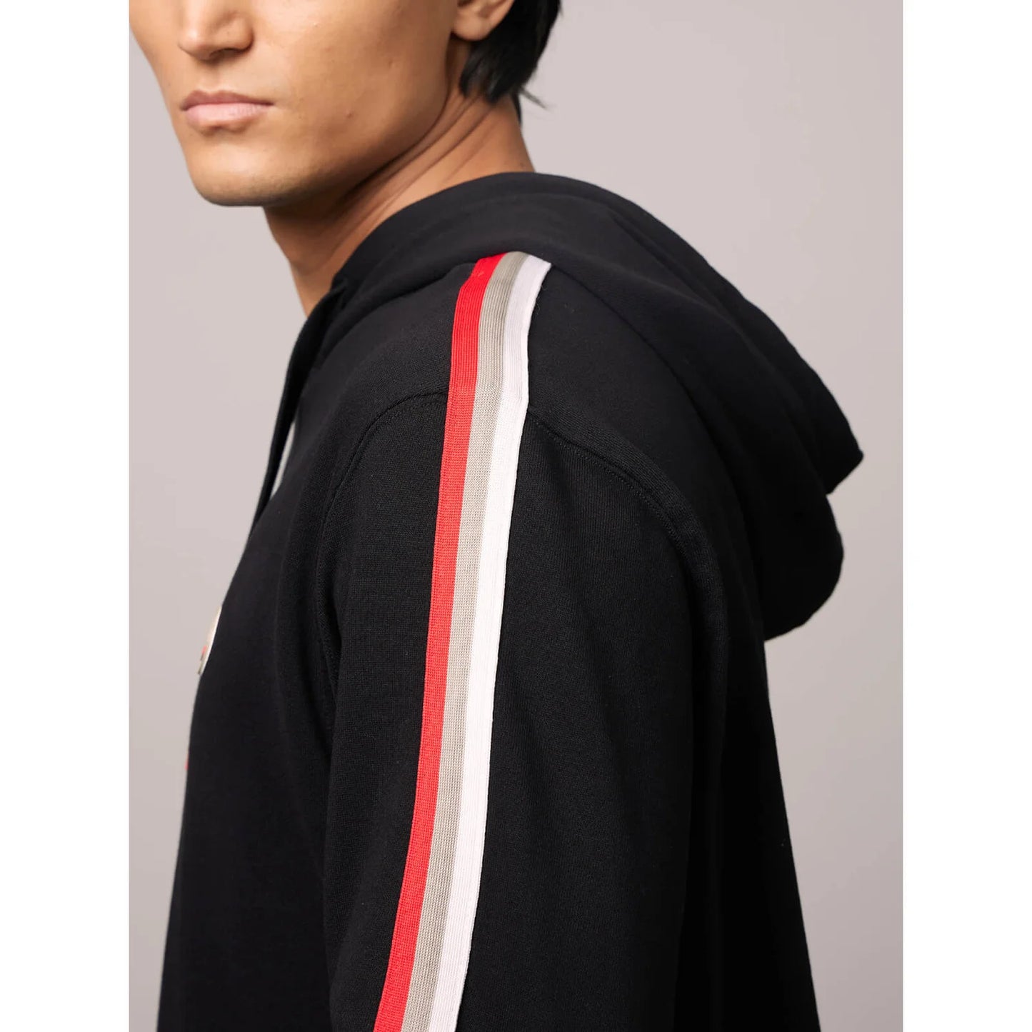 Celio* Chamonix Regular Fit Cotton Black Sweatshirt