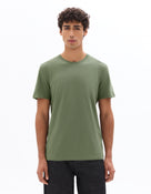 Slim Fit 100% Cotton Crew Neck T-Shirt - Green