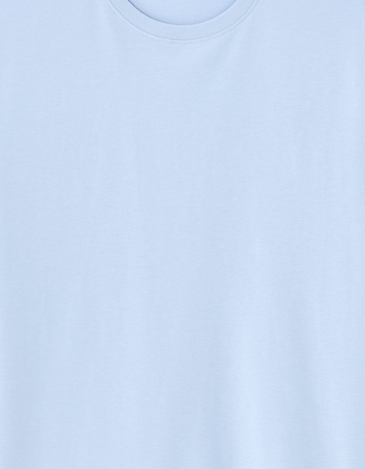 Straight Fit 100% Cotton Solid Crew Neck T-Shirts