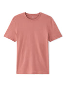 Straight Fit 100% Cotton Crew Neck T-Shirt - Pink