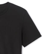 Slim Fit 100% Cotton Crew Neck T-Shirt - Black