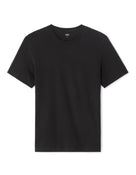 Slim Fit 100% Cotton Crew Neck T-Shirt - Black