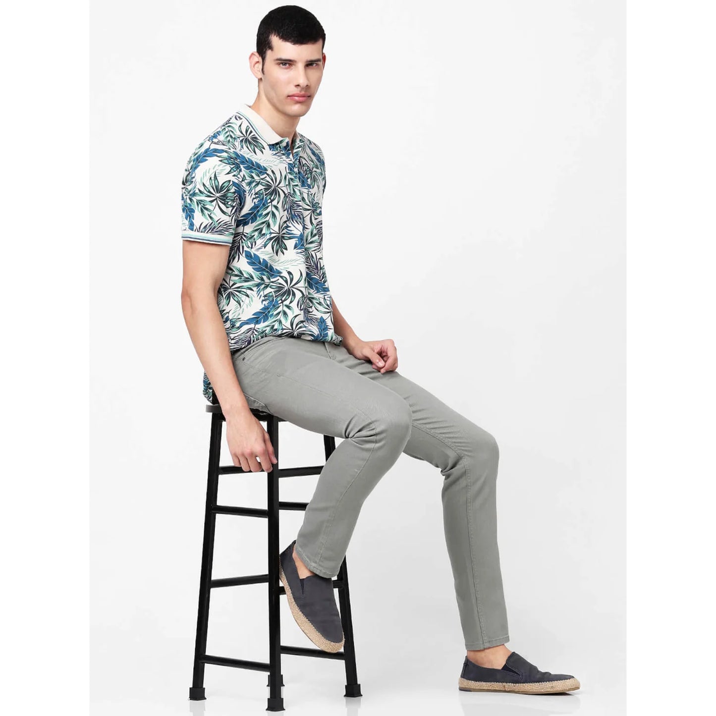 Celio* Printed Regular Fit Cotton-Blend Multi T-Shirt