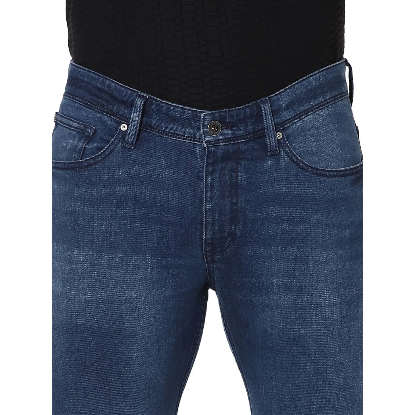 Celio* Cotton-Blend Slim Fit Blue Jean
