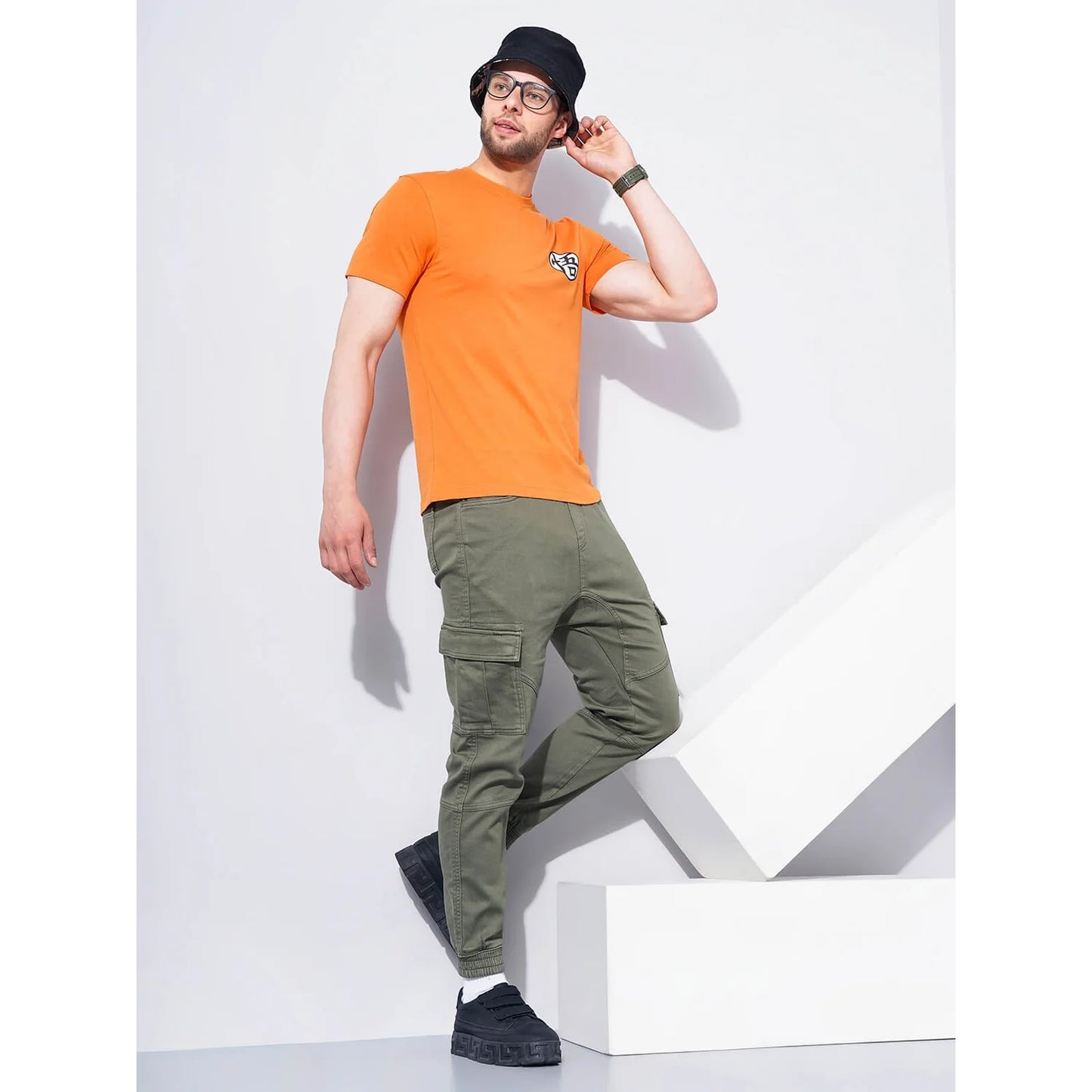 Celio* Dragonball Z Regular Fit Cotton Orange T-Shirt