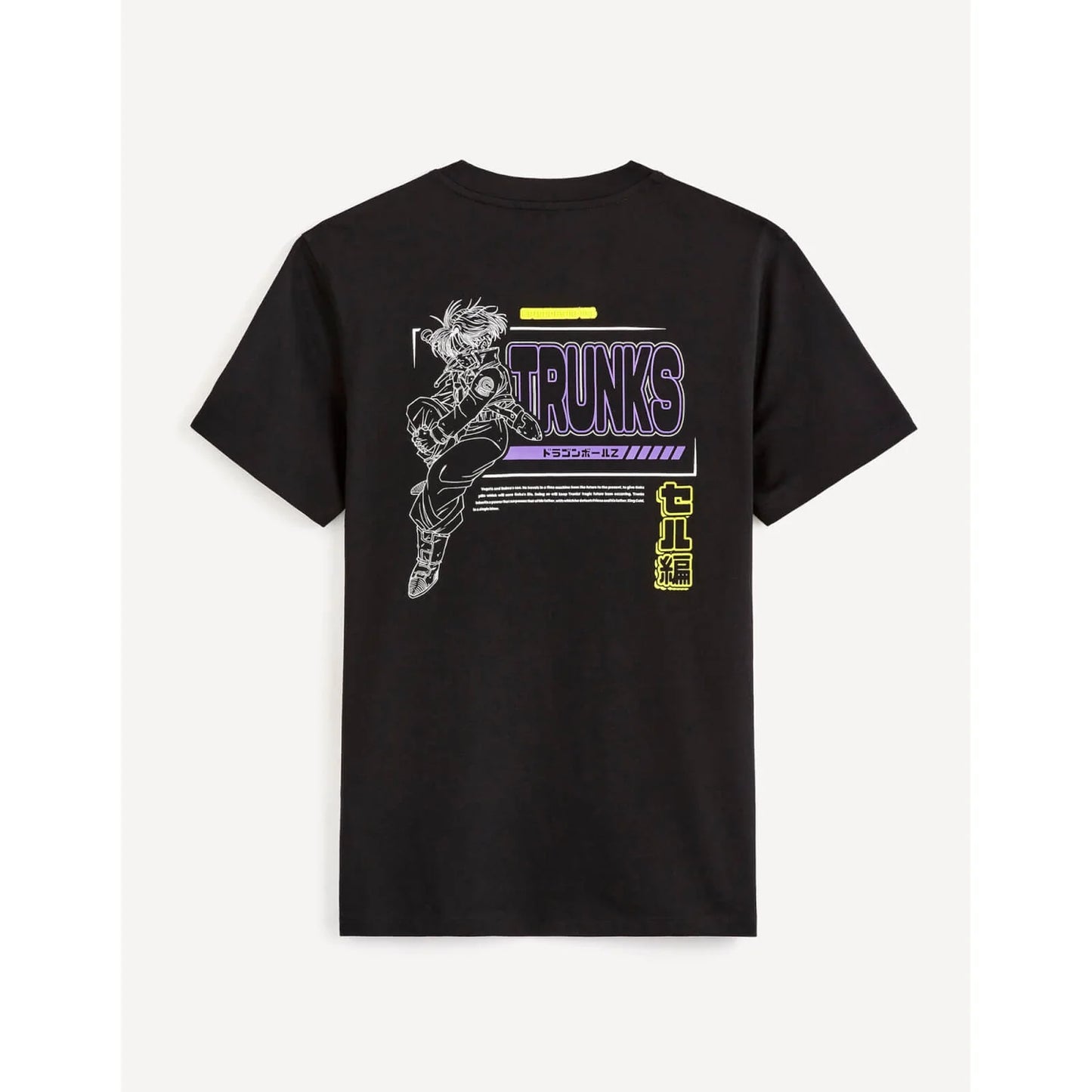 Celio* Dragonball Z Regular Fit Cotton Black T-Shirt