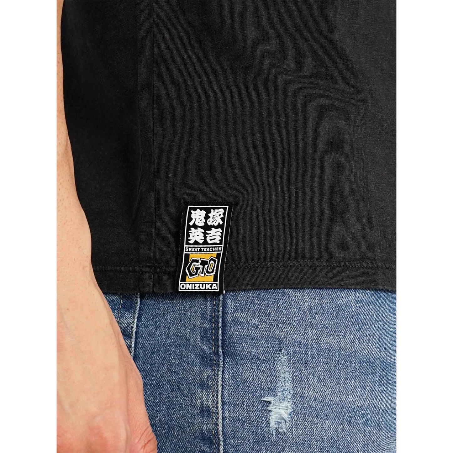 Celio* Gto Regular Fit Cotton Black T-Shirt