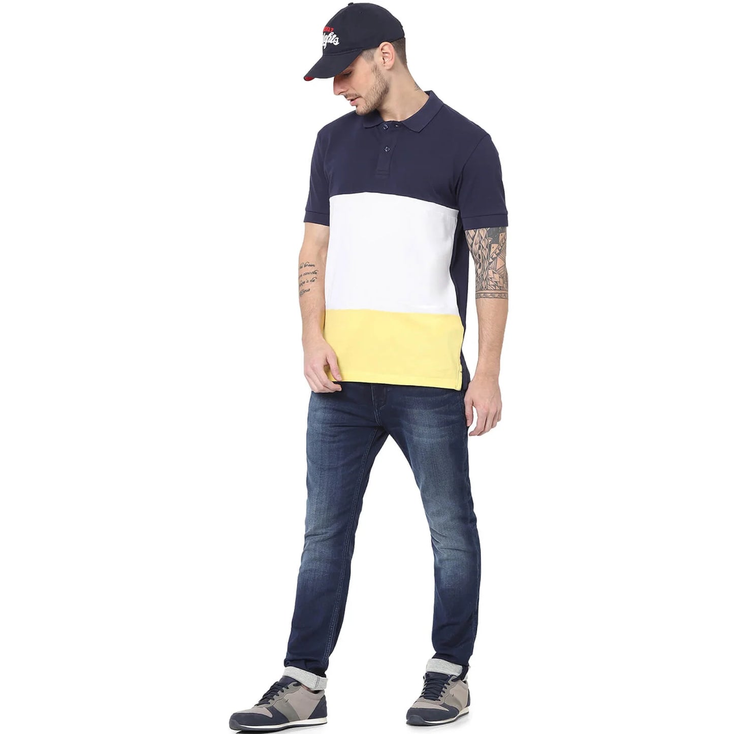 Celio* Cotton-Blend Slim Fit Blue Jean