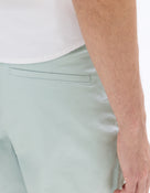 Regular Fit Stretch Cotton Shorts - Light Blue