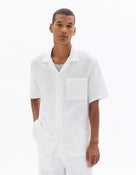 Regular Fit Cuban Collar Shirt - White