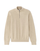 Regular Fit 100% Cotton High Neck Sweater - Beige