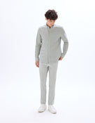 Regular Fit Cotton Striped Button Down Collar Shirt - Green