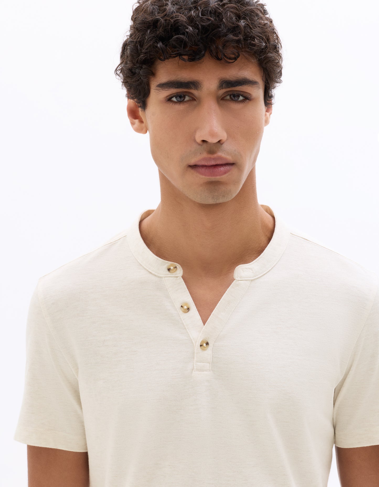 Celio* Solid Straight Fit Cotton White T-Shirt