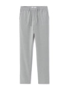 Slim Fit Poly Viscose Trousers - Grey