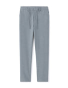Slim Fit Poly Viscose Trousers - Light Blue