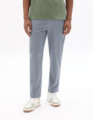 Slim Fit Poly Viscose Trousers - Light Blue