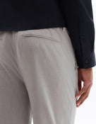 24H Poly-Viscose Solid Casual Trousers