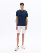 Bermuda Fit 100% Linen Shorts - White