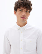 Regular Fit 100% Cotton Spread Collar Shirt - White