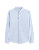Regular Fit 100% Cotton Spread Collar Formal Shirt - Light Blue
