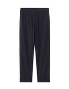 Straight Fit Trousers - Navy Blue