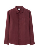 Regular Fit 100% Linen Shirt - Purple